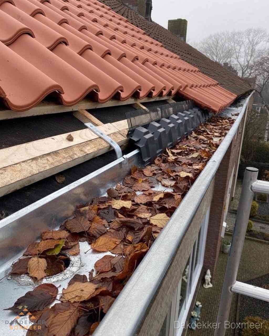 Plat dak bedrijfspand met bitumen dakbedekking en lichtkoepels in Boxmeer Plat dak bedrijfspand met bitumen dakbedekking en lichtkoepels in Boxmeer