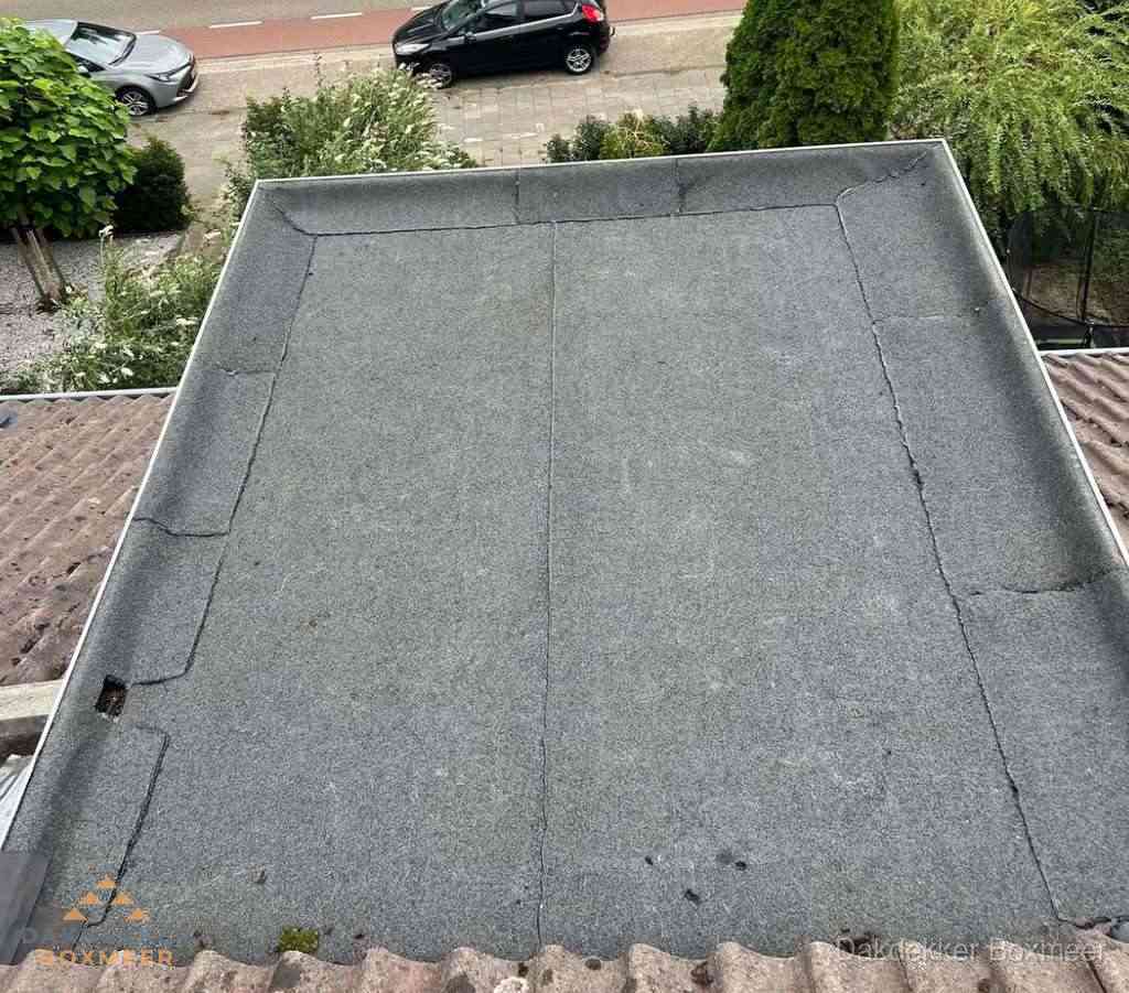 Dakbedekking schuur met bitumen in Boxmeer Dakbedekking schuur met bitumen in Boxmeer